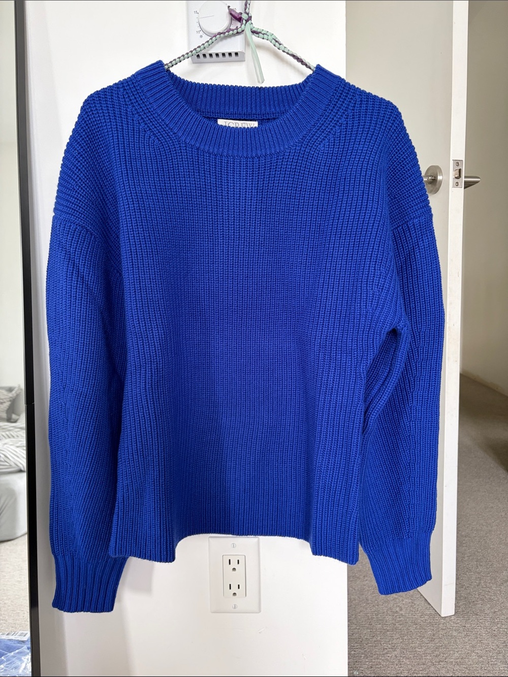 NWT JCrew Ribbed Merino Sweater - Picture 3 of 4
